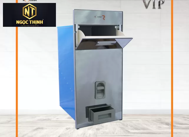 Thùng Gạo Mặt Gương Đen Roxana R016 tại Đại Phước Thùng Gạo Mặt Gương Đen Roxana R016 tại Đại Phước
